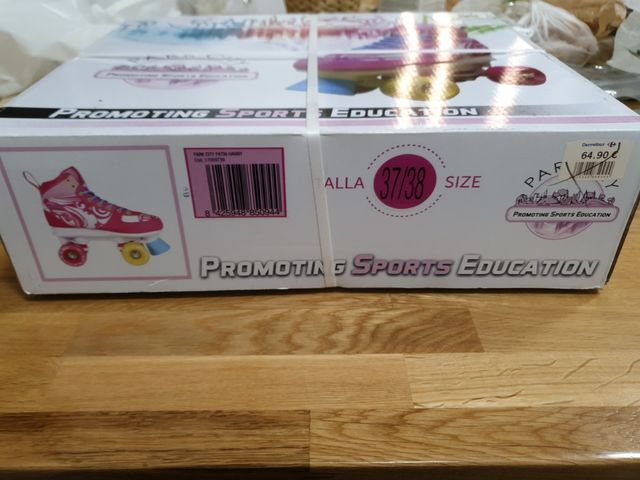 A estrenar patines de ruedas 37/38