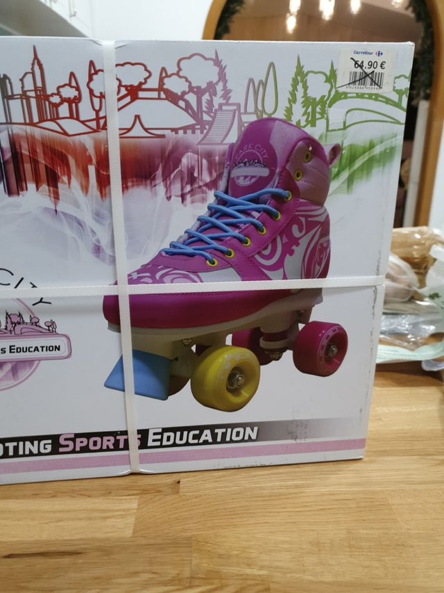 A estrenar patines de ruedas 37/38