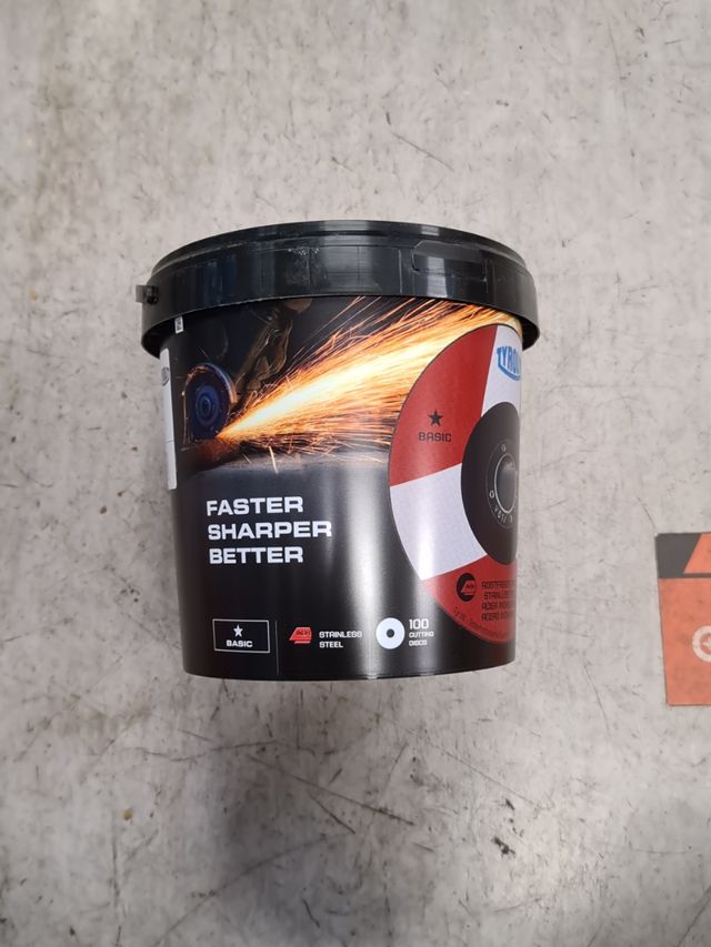 100 Discos de corte 125m/m o 115m/m en bote