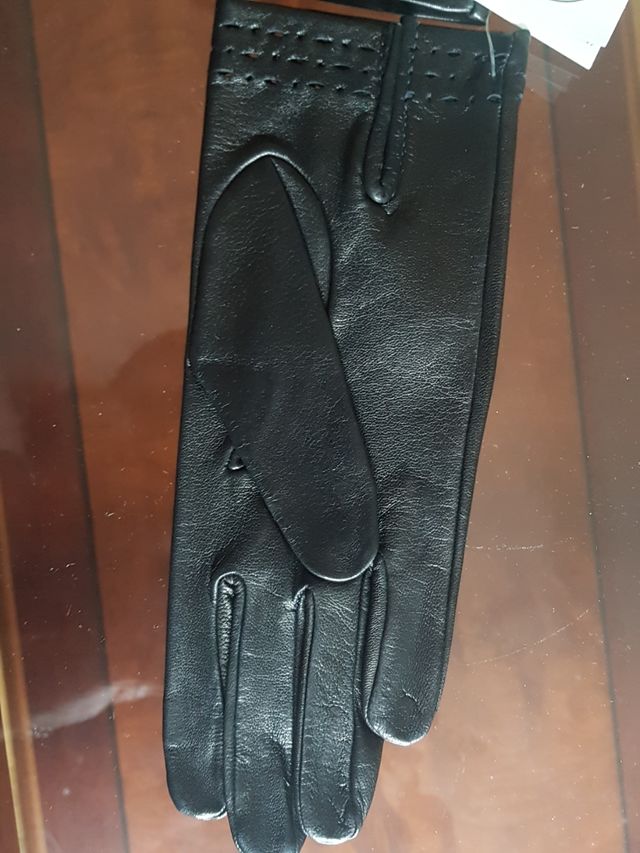 Guantes sra de piel