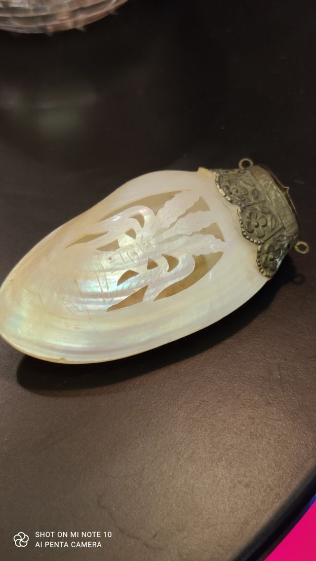 Antiguo Colgante de Nácar de segunda mano por 25 € en Ametzola en WALLAPOP