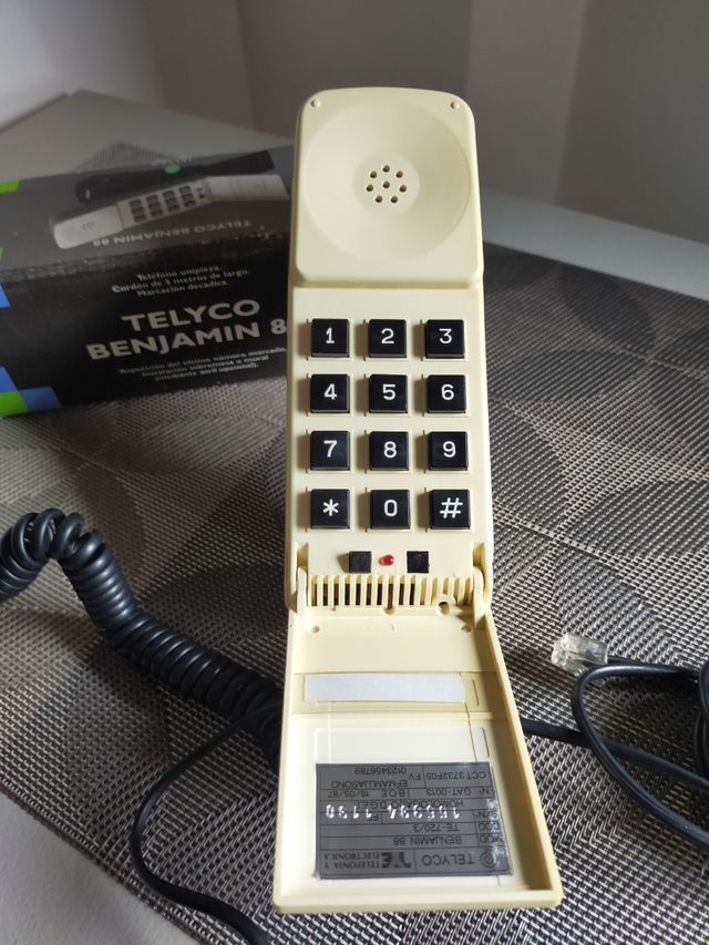 Teléfono benjamin telyco antiguo