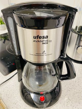 Cafetera Ufesa Avantis 70 Inox de segunda mano por 22 EUR en Alcobendas en  WALLAPOP