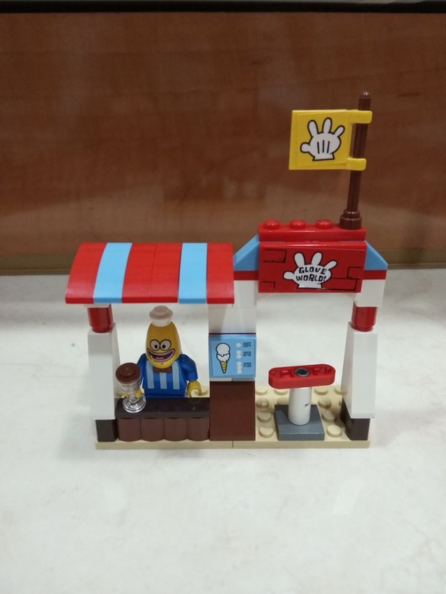 Puesto de helados de Lego