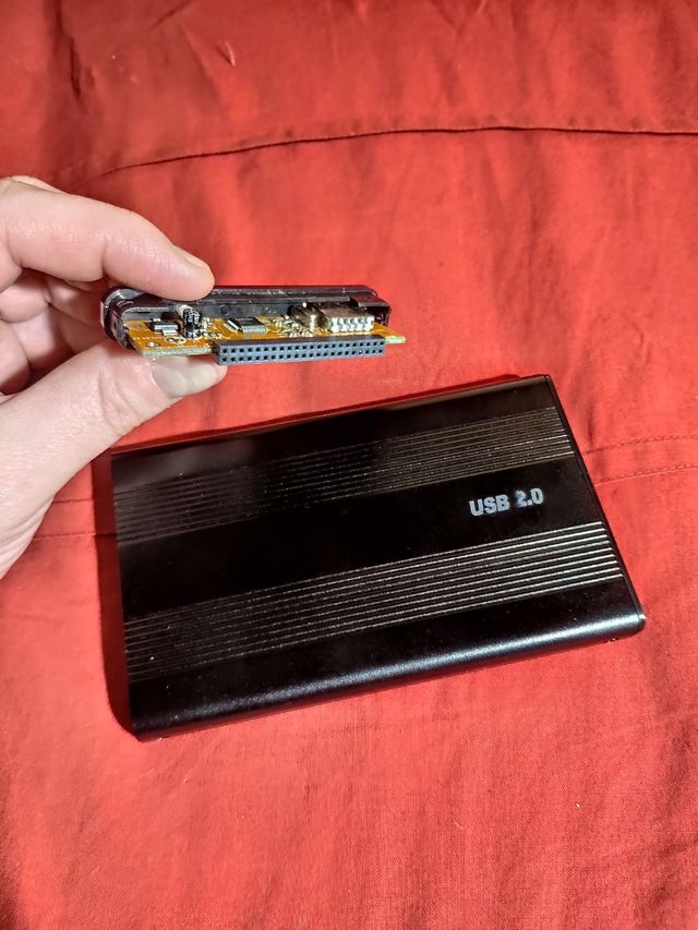 Caja para disco duro externo IDE de 2,5 pulgadas de segunda mano por 5