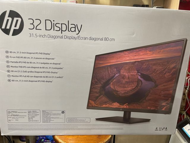 HP 32 - Monitor de 31.5" Full HD LED NUEVO