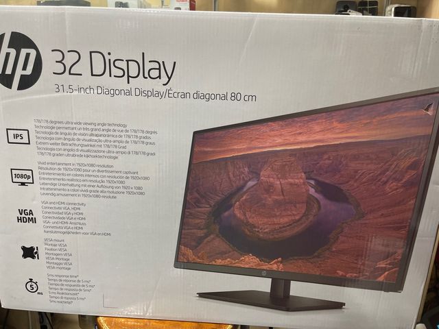 HP 32 - Monitor de 31.5" Full HD LED NUEVO
