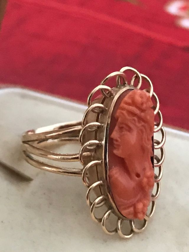 Anillo oro 18 k,antiguo victoriano año 1870