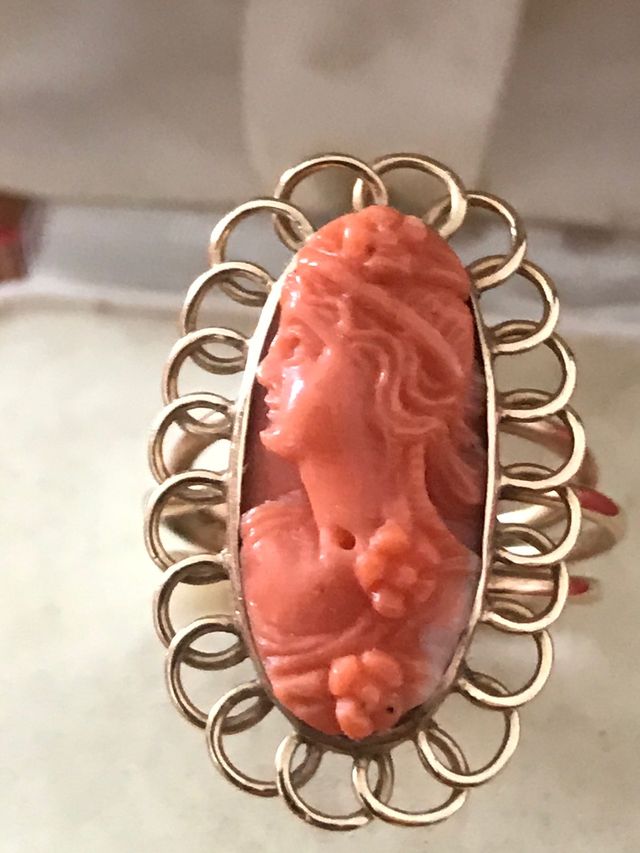 Anillo oro 18 k,antiguo victoriano año 1870