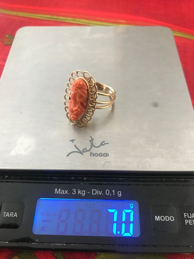 Anillo oro 18 k,antiguo victoriano año 1870