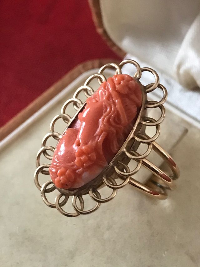 Anillo oro 18 k,antiguo victoriano año 1870