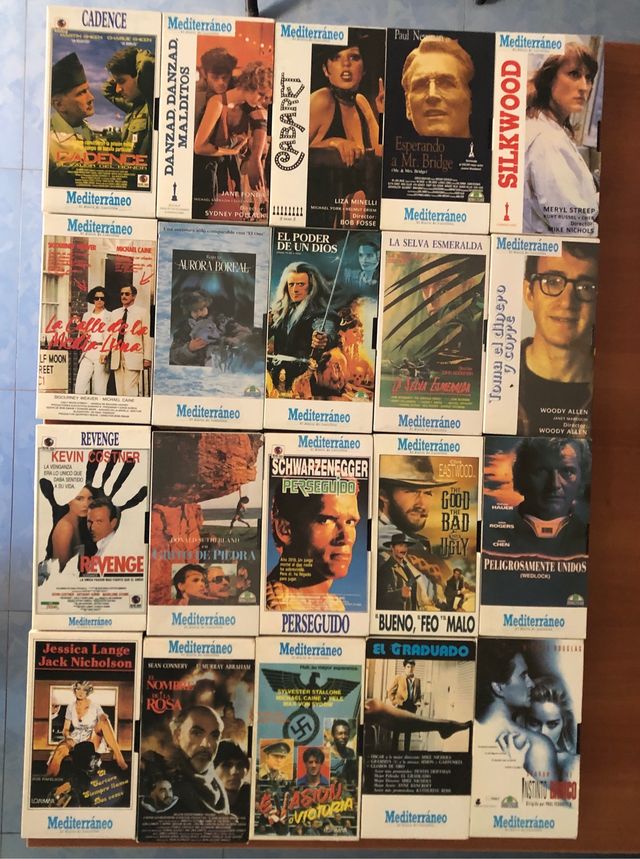 Lote 20 películas VHS