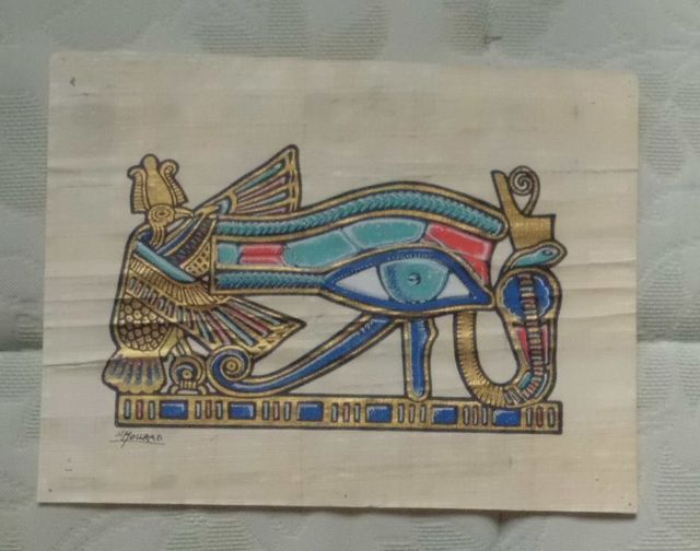 Papiros egipcios de decoración