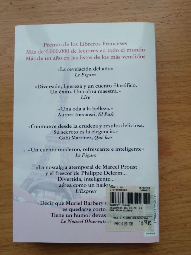 La elegancia del erizo