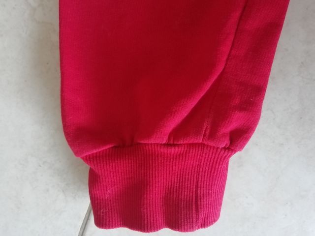 Sudadera roja corta H&M