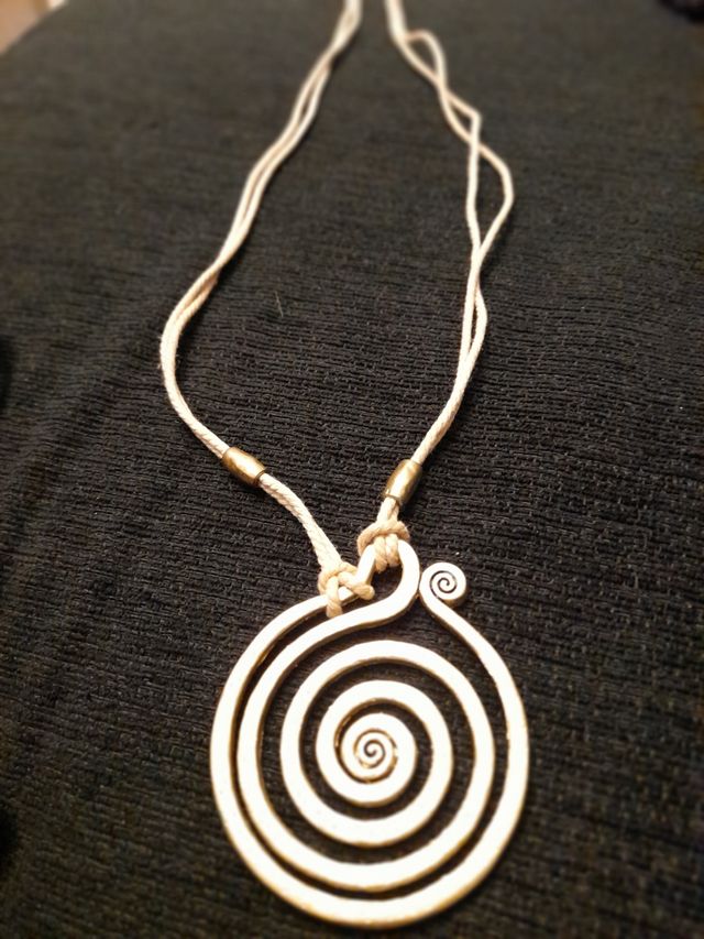 Collar largo medallon