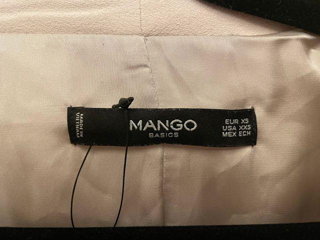 Mango beige blazer primavera-estate