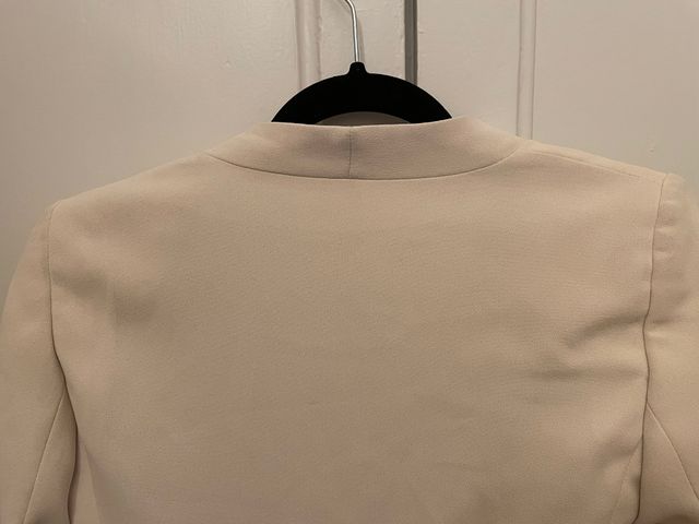 Mango beige blazer primavera-estate