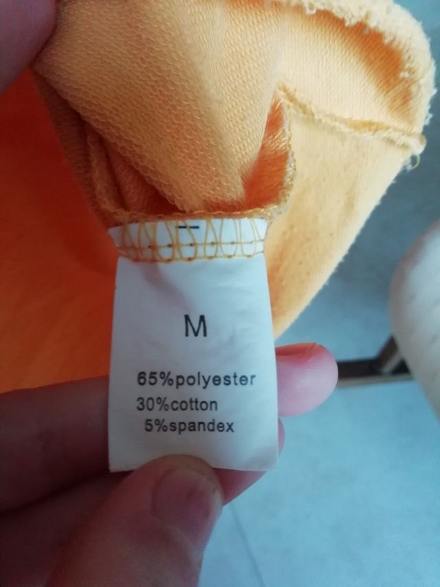 Sudadera corta amarilla