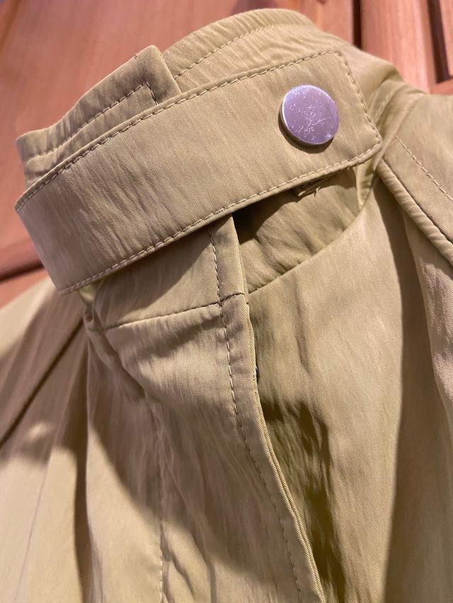 Chaqueta fina verde pistacho