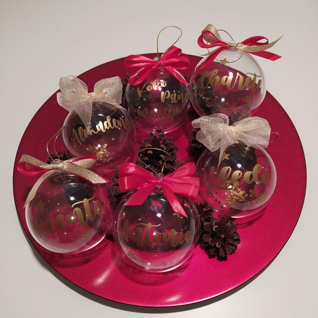 bolas de Navidad personalizables