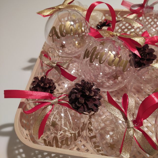 bolas de Navidad personalizables