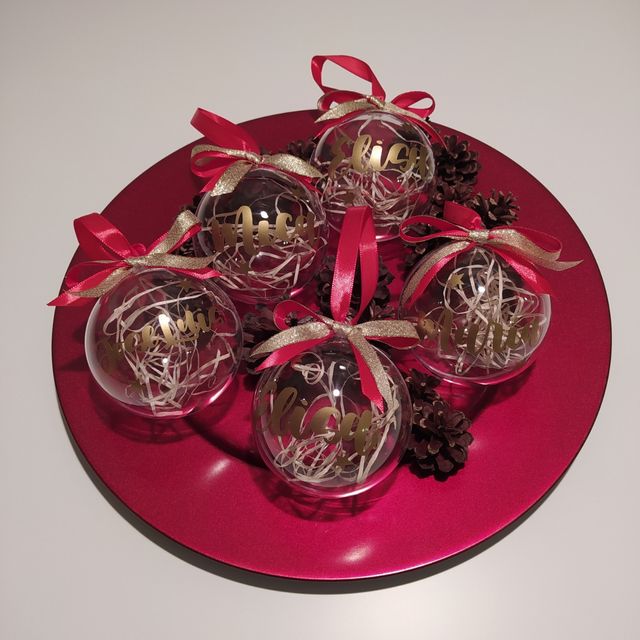 bolas de Navidad personalizables