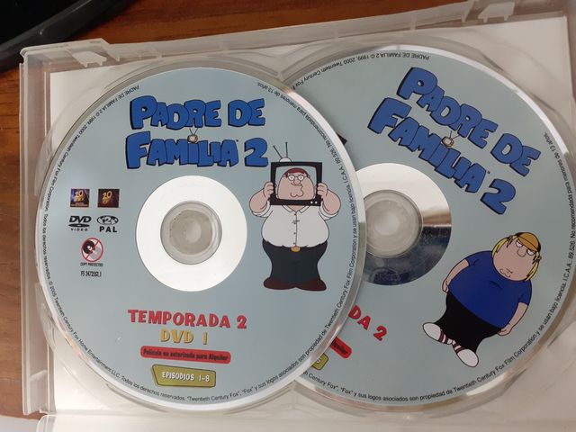 Pack Dos DVD de Padre de Familia, temporada 2
