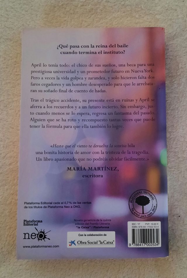 Libro Hasta Que El Viento Te Devuelva La Sonrisa De Segunda Mano Por 13 En Marbella En Wallapop