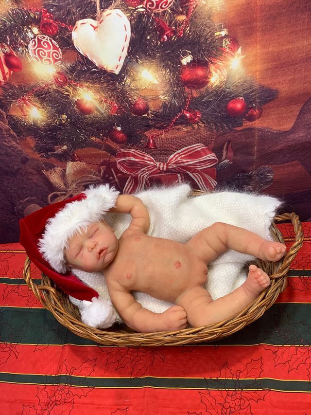 Reborn silicona 46 cm sistema pipí