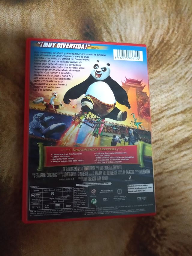Película Kung Fu Panda + Regalo