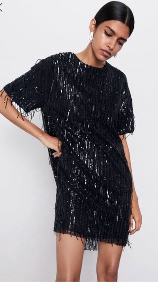 onları Kişiye özel Kimse vestido flecos y lentejuelas zara -  transition44.org