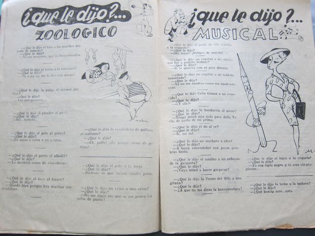 ¿QUE LE DIJO? REVISTA 1943