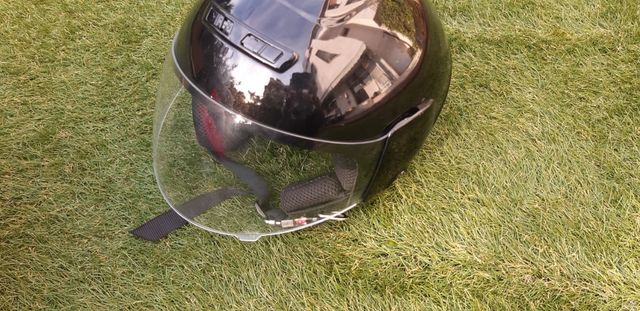 Casco Zeus negro como nuevo