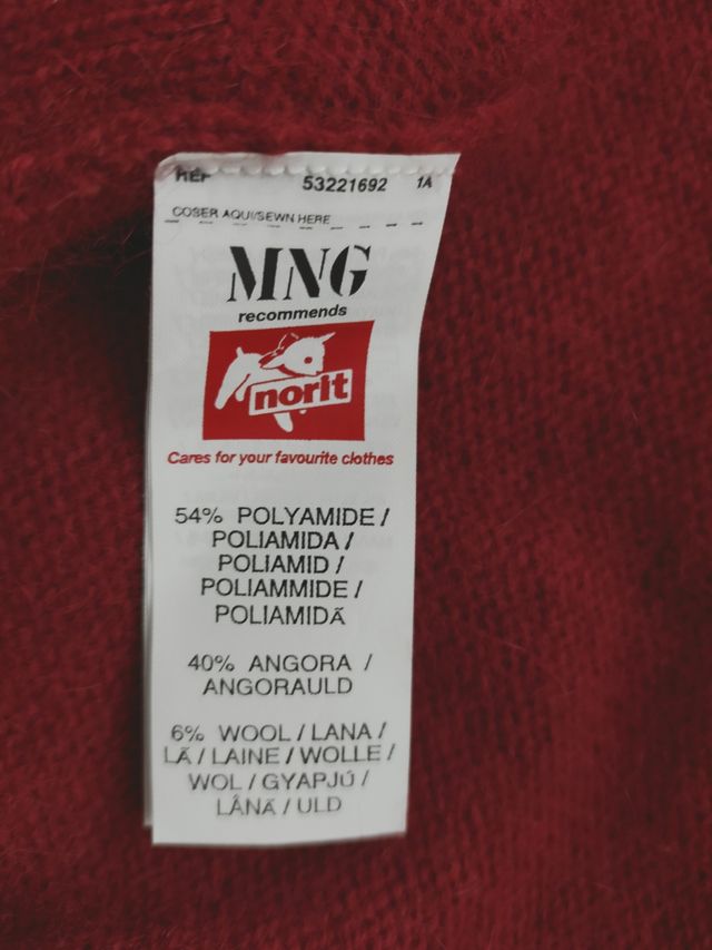 Chaqueta cuello de pelo de Mango