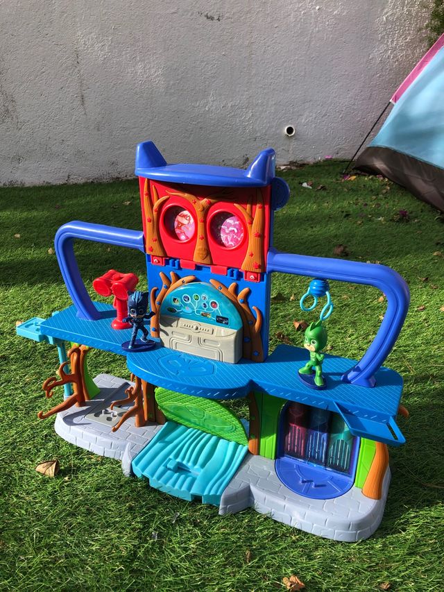 PJmasks Base Secreta + 2 personajes