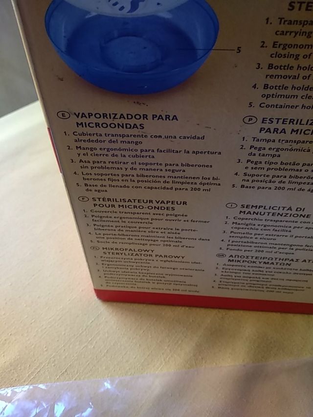 Esterilizador de biberones