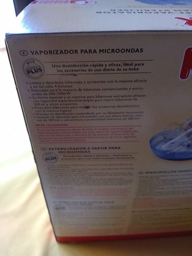 Esterilizador de biberones