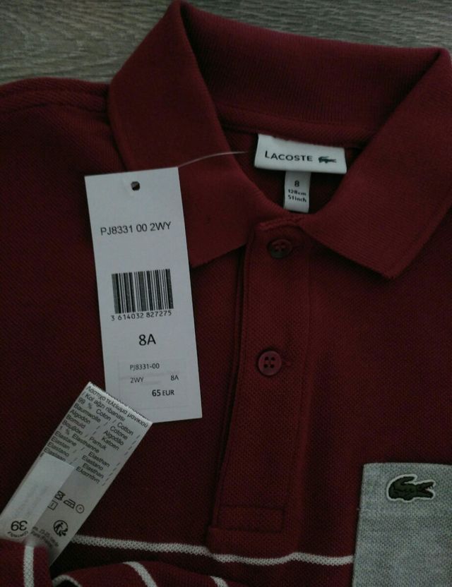 Polo Lacoste niño