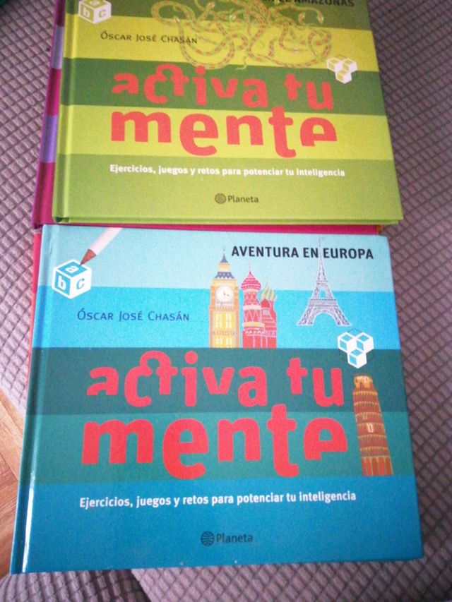 5 libros Activa tú mente de Planeta
