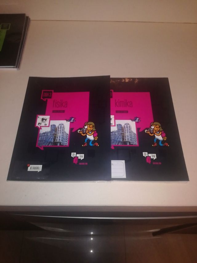 libros de texto fisika y quimika 3ESO