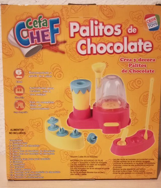 JUEGO CEFA CHEF PALITOS DE CHOCOLATE