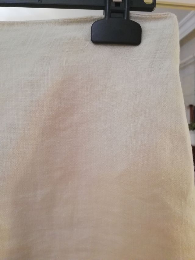 falda alta 100% lino