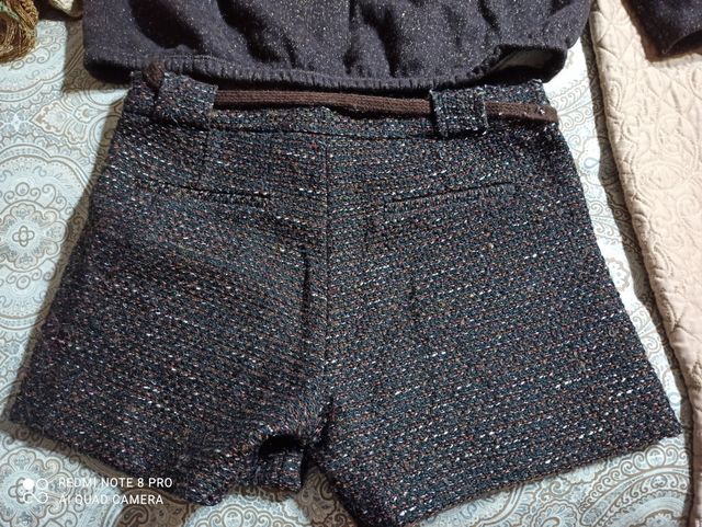 sudadera y short zara