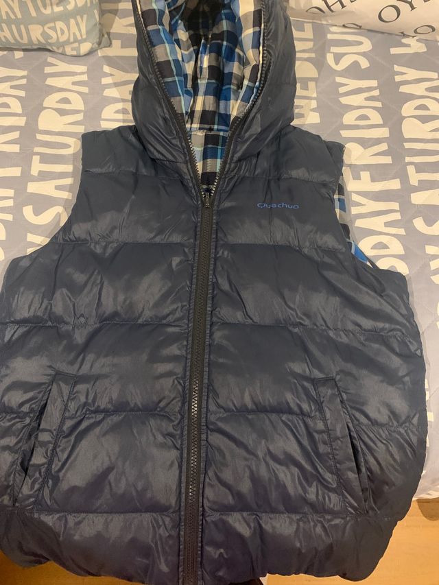 Chaleco con capucha quechua talla 2