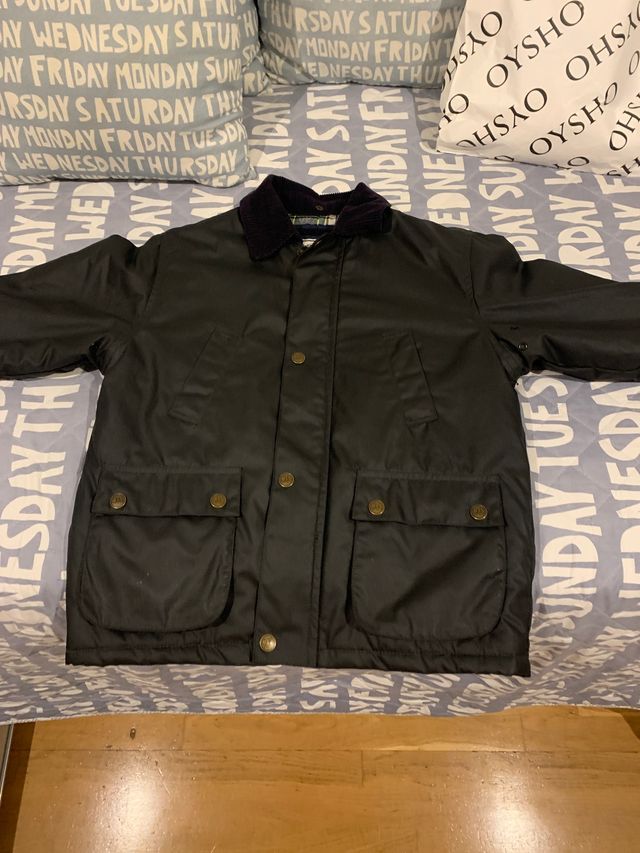 Abrigo tipo barbaur talla 8-10