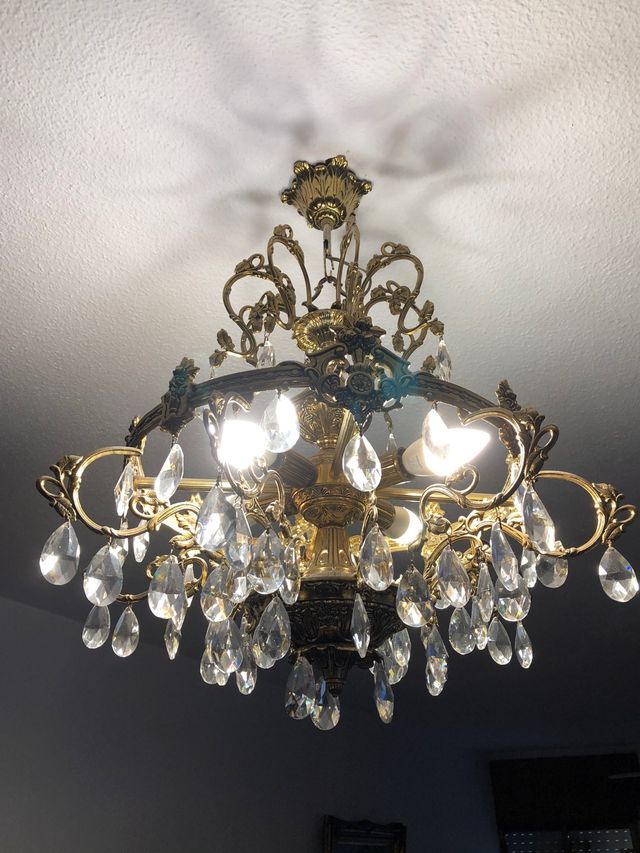 Lámparas grande y  pequeña