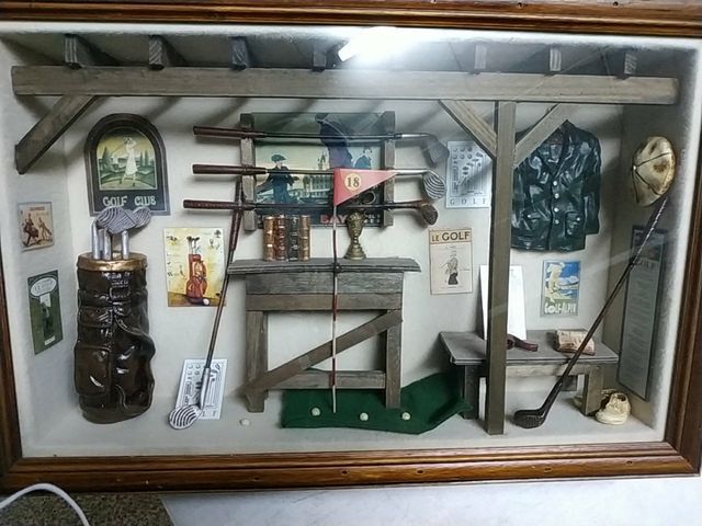 cuadro tres dimensiones de Golf