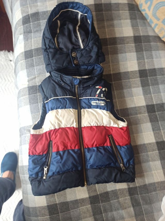 abrigo niño convertible en chaleco