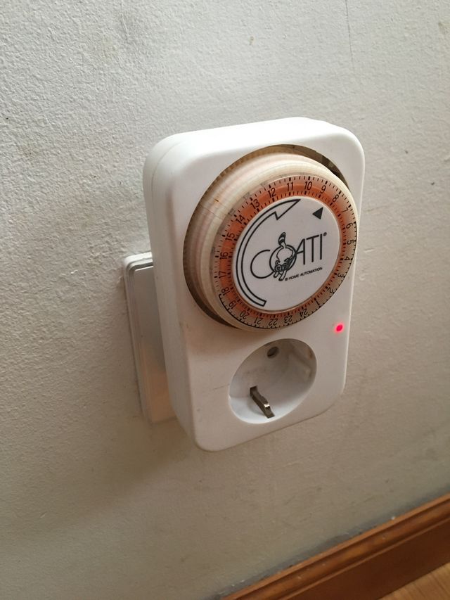 Enchufe con temporizador